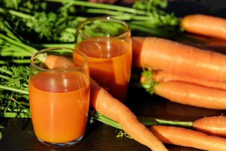Carrot juice for breakfast